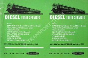 Diesel Train Services between Birmingham, Wolverhampton, Wellington, Leamington Spa, Stratford-upon-Avon, Stourbridge, Kidderminster, Bewdley and Dudley, 12th June to 10th September inclusive, 1961 by British Railways Western Region